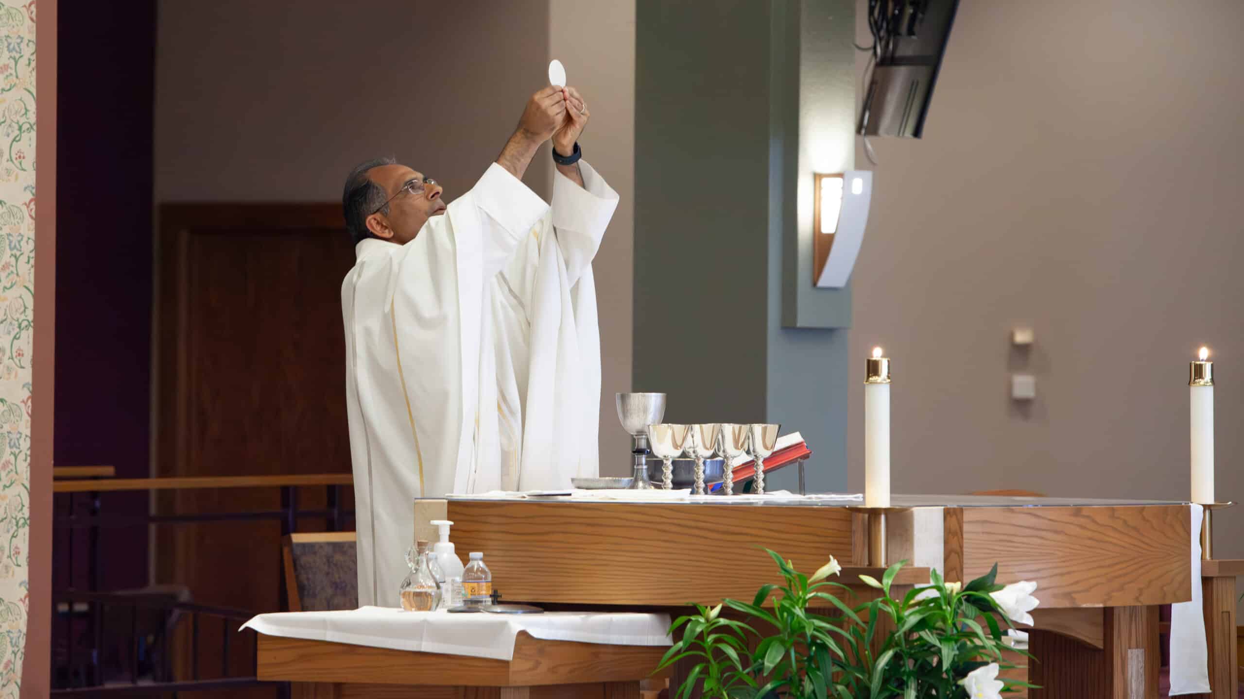 host over altar